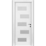 Uni Doors Интериорна врата Домино - остъклена - бяла (цена без монтаж)