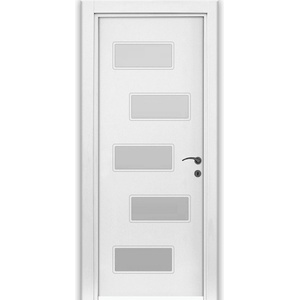 Uni Doors Интериорна врата Домино - остъклена - бяла (цена без монтаж)