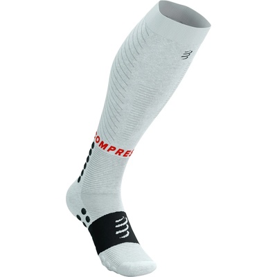 Компресионни чорапи Compressport Full Socks Recovery 2.0 Compression socks - White / Black / Core Red - размер 3L (204-9974-0216)