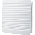 Dalap Декоративна PVC решетка с мрежа и капак с мотив на ивици 160 x 160 мм, бяла (3139)