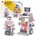 LEAN Toys Doctor Dentist Set Medical Cart Lights Pink 26 pcs