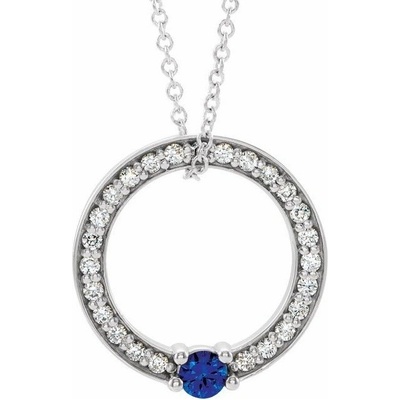 Blink-Blink Zlatý prívesok s diamantami a Zafírom 4174BDZS