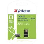 Verbatim microSDHC 32GB C10/U1/UHS-I 44059