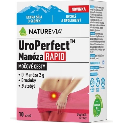 Swiss NatureVia UroPerfect Manóza Rapid 10 sáčků