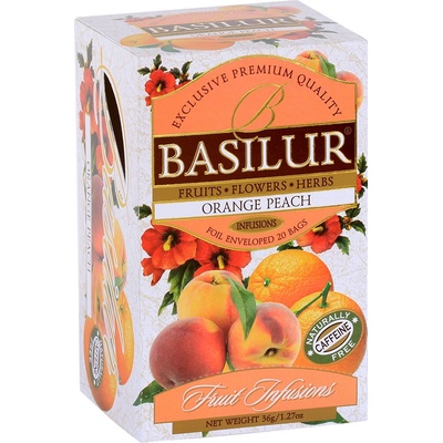 Basilur Fruit Infusion Orange Peach 20 x 1,8 g