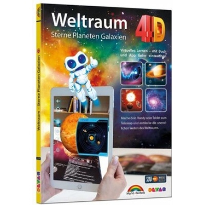 Weltraum 4D - Sterne, Planeten, Galaxien mit APP virtuell durch den Weltall
