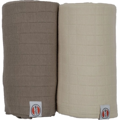 Lodger Swaddler Solid 110 x 110 Birch/Buffalo 2 ks