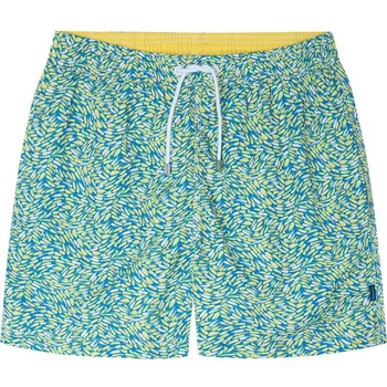 Hackett Бански гащета Hackett Abstract Waves swimming shorts - Blue (Yellow)