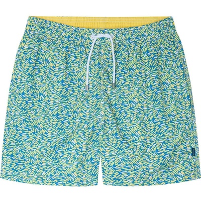 Hackett Бански гащета Hackett Abstract Waves swimming shorts - Blue (Yellow)
