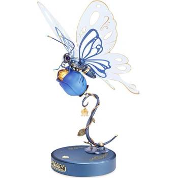 Image 1 of Robotime 3D пъзел Robo Time от 79 части - Синя пеперуда (MI05B)