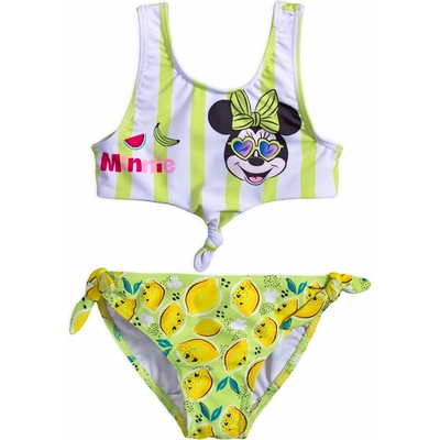 Dievčenské plavky DISNEY MINNIE FRUIT zelené