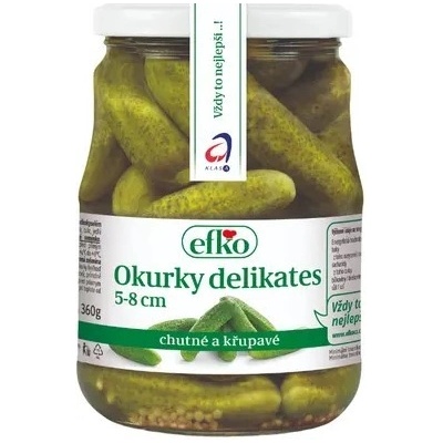 Efko Okurky delikates 5-8 cm 0,67 kg – Zboží Dáma