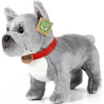 Eco-Friendly pes buldoček šedý 30 cm