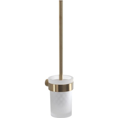 Pirenei WC štětka závěsná mléčné sklo zlato mat PI330388