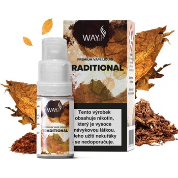 WAY to Vape Traditional 10 ml 18 mg