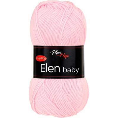 Vlna-hep Příze Elen baby 41068 růžová