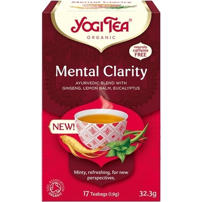 Yogi Tea Bio Ajurvédsky čaj Mental Clarity 17 ks