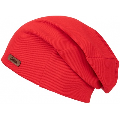 Doke Dětská bavlněná čepice organic red