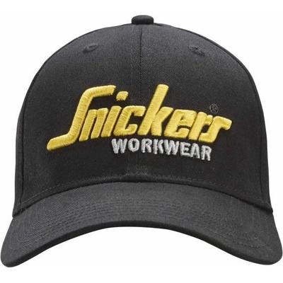 Flexfit s logem Snickers Workwear Černá