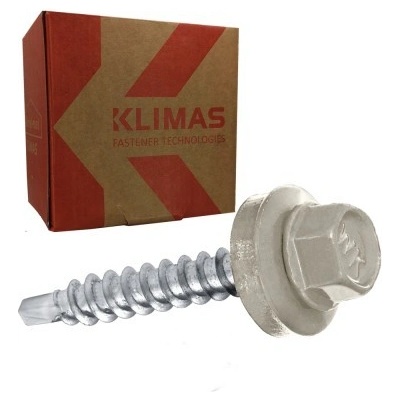 Strešné farmárske vruty 4,8X55 mm - RAL 9010