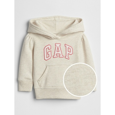 GAP Бебешка флийс блуза с лого GAP GAP | Byal | Момичешки | 104