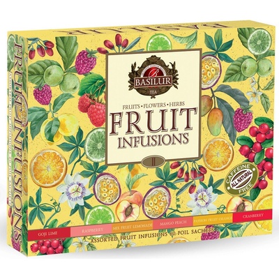 Basilur Fruit infusions assorted III. ovocné čaje 60 sáčkov
