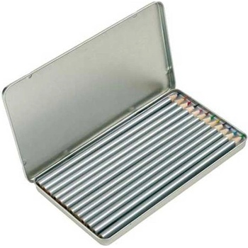 Silverstar Моливи, 12 цвята, в метална кутия (6110160037)