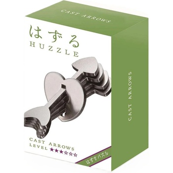 Hanayama Метален логически пъзел Hanayama - Cast Puzzle Arrows Huzzle (515041)