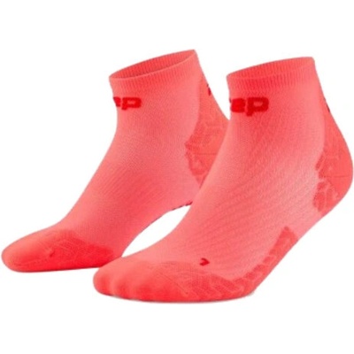 CEP dámske bežecké ponožky RUN ULTRALIGHT 4.0 LOW CUT svetlo ružová