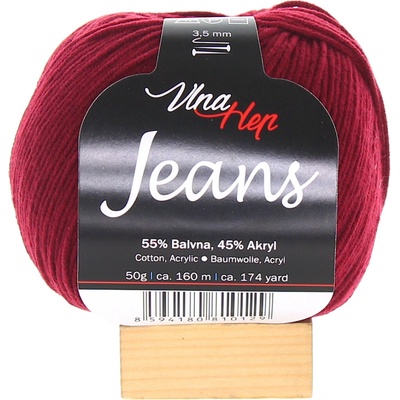Vlna Hep Jeans bordó 8023