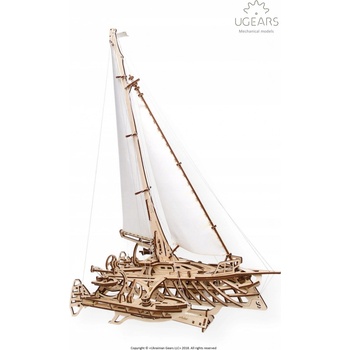 Ugears 3D puzzle Loď Trimaran Merihobus 237 ks