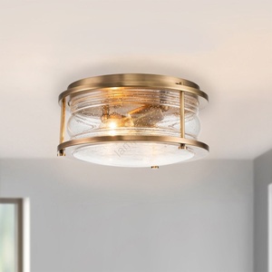 Elstead Lighting Quintiesse QN-ASHLANDBAY-F-NBR-BATH-таванно осветително тяло за баня ASHLAND 2xE27/60W/230V IP44 (ED1020)