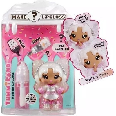 MGA Entertainment Yummiland: Кукла и DIY гланц за устни, серия 2 - Тайни близнаци (534563EUC)