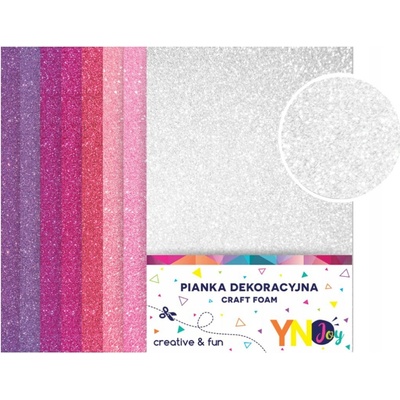 Interdruk Pěnová guma A4 Glitter Sweet 8ks