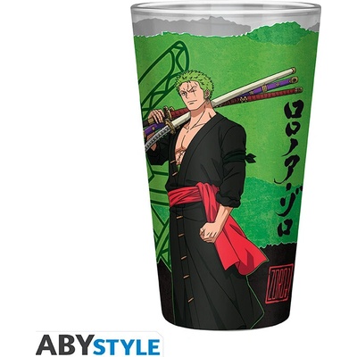 One Piece Sklenička Zoro 400 ml