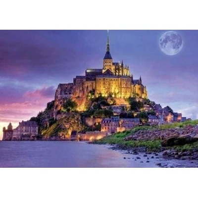 Figured ART Diamantové malování MONT SAINT MICHEL na rámu 40 x 50 cm