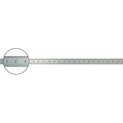 Format 4751.1500 Pružné ocelové měřítko 1500 x 30 x 1,0 mm INOX