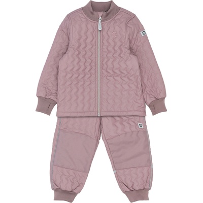 Mikk-Line detský termo set do dažďa bunda a nohavice Duvet Twilight Mauve