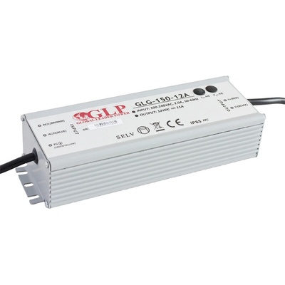 MI6, 150W Profesionální napájecí zdroj, GLG-150-12A, 12V, 12,5A, IP67