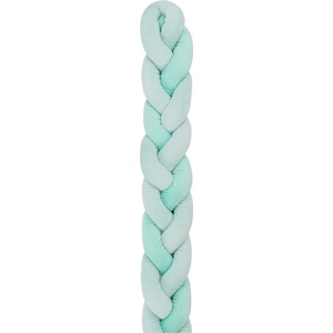 KikkaBoo Плетен плюшен обиколник 180см 3 плитки (12см) Mint (41109050140) - tary