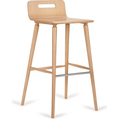 Paged X Xstool H-2090 Seat Wood Back Wood buk morený / dyha