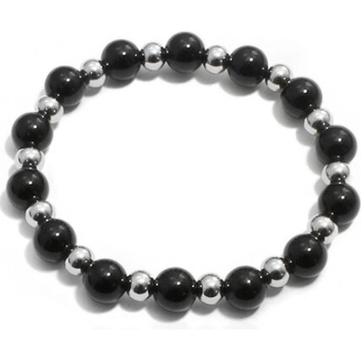 BM Jewellery Náramek z korálků Hematit S1008050