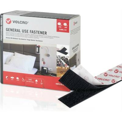 VELCRO® VELCRO - je25m Haken-&Flauschbd 50mm Schwz VEL-PS20004 pásik so suchým zipsom čierna 1 ks