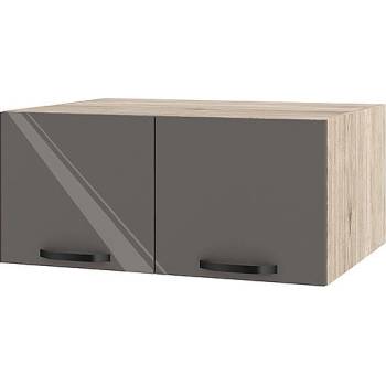 ИРИМ Горен кухненски шкаф Сити АРФ-Антрацит гланц-05-112 80 см