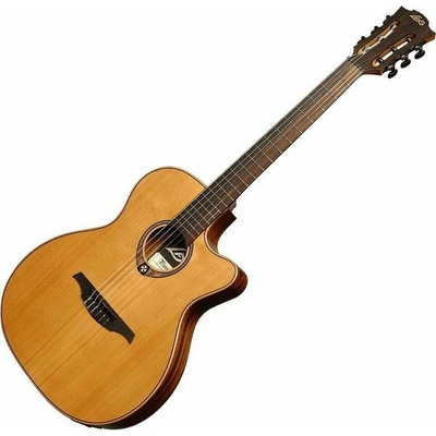 LÂG GUITARS TN170ASCE 4/4 Natural Satin Класическа китара с предусилвател
