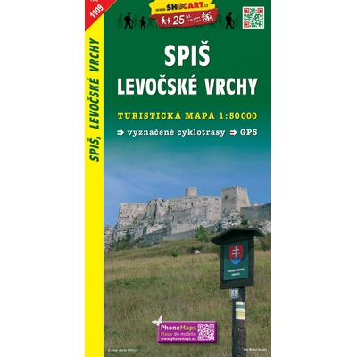 Spiš. Levočské vrchy 1:50 000