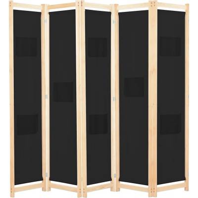 VidaXL Paraván 200 x 170 cm černý