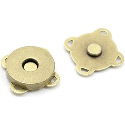 Pro Háčkování Magnetické zapínání 18 mm, staromosaz – Zboží Dáma