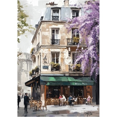 Obraz na plátne Bistro, 80 × 60 cm, CA-17017