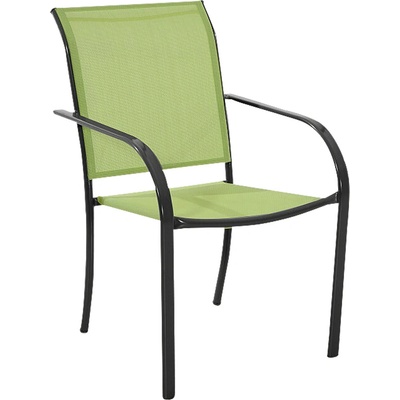 Sunfun Lea Stohovatelné křeslo, 66 x 56,5 x 86 cm, zelená FCS00349K